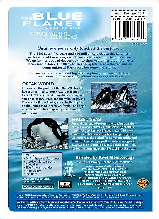 The Blue Planet: Seas of Life - Ocean World/Frozen Seas