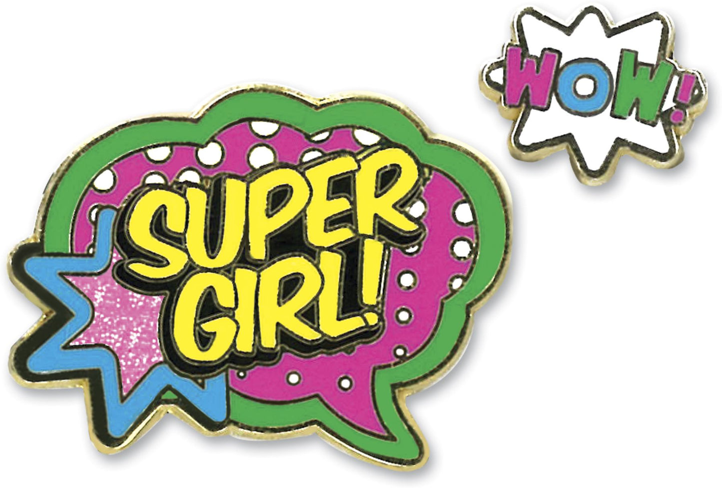 CHARM IT! Super Girl! Enamel Pin