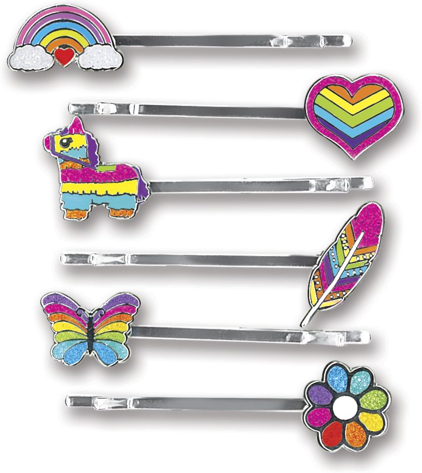 CHARM IT! Rainbow Bobby Pin Party Set