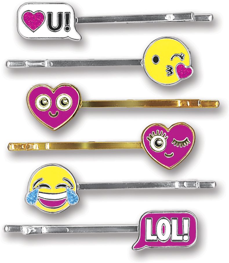CHARM IT! Emoji Bobby Pin Party Set