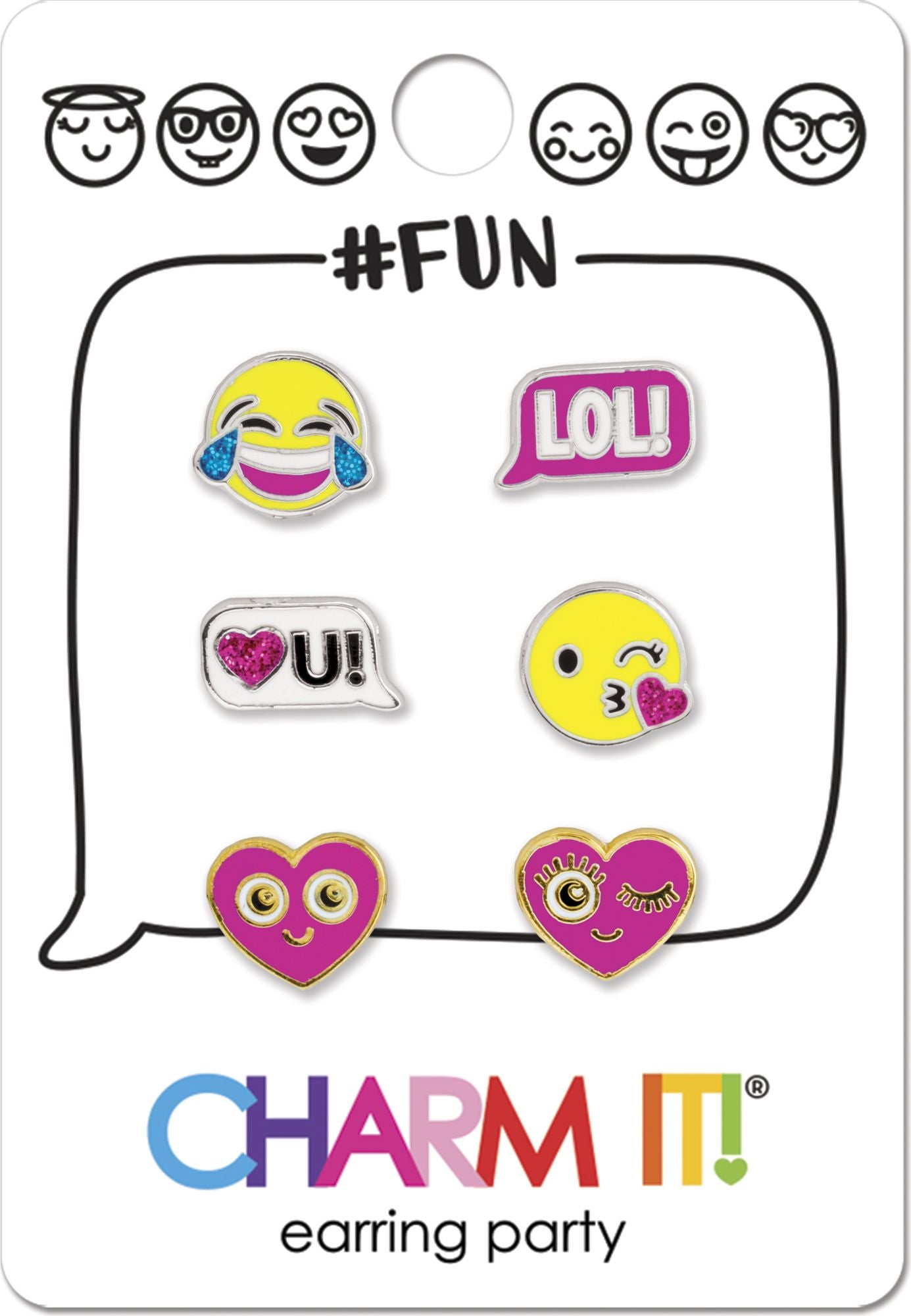 CHARM IT! Emoji Earring Party Set