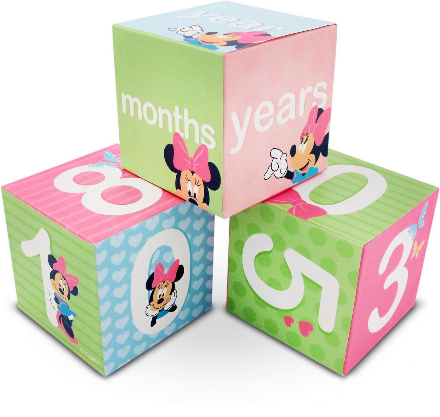 Minnie Mouse Milestone Blocks