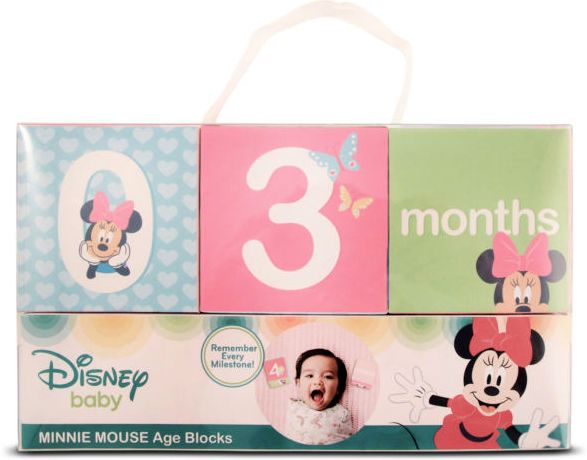 Minnie Mouse Milestone Blocks