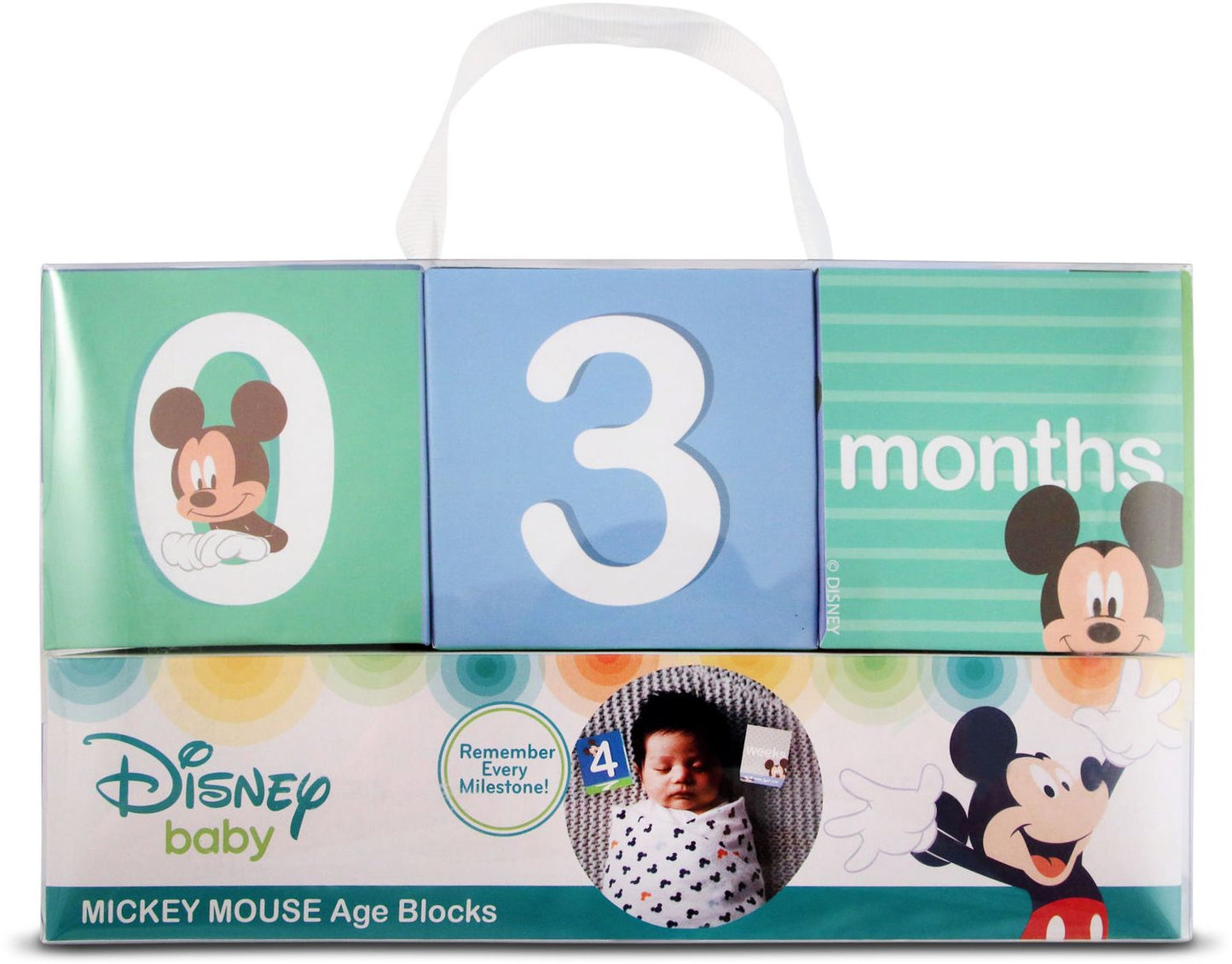 Mickey Mouse Milestone Blocks