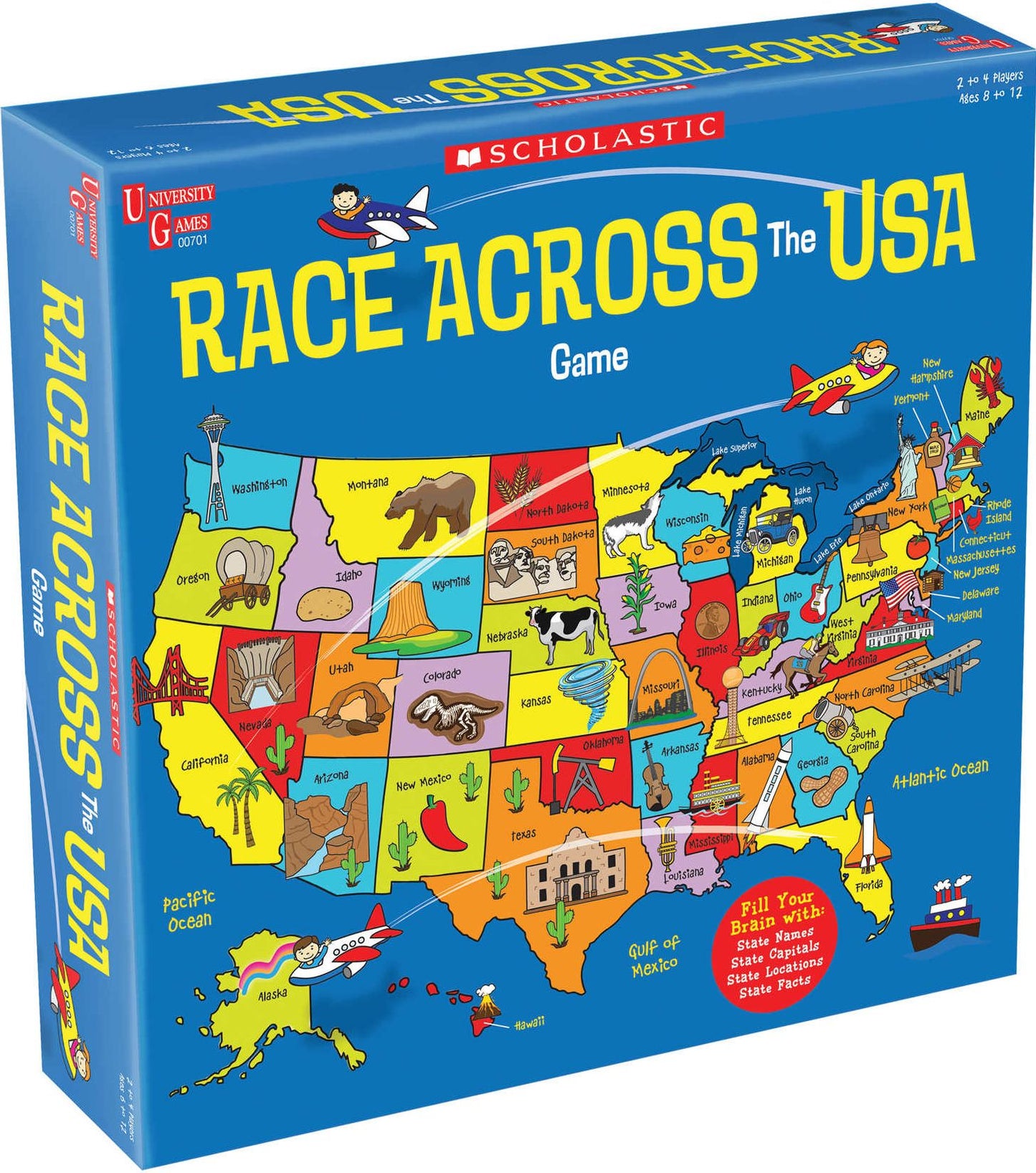 Scholastic Race Across the USA Game
