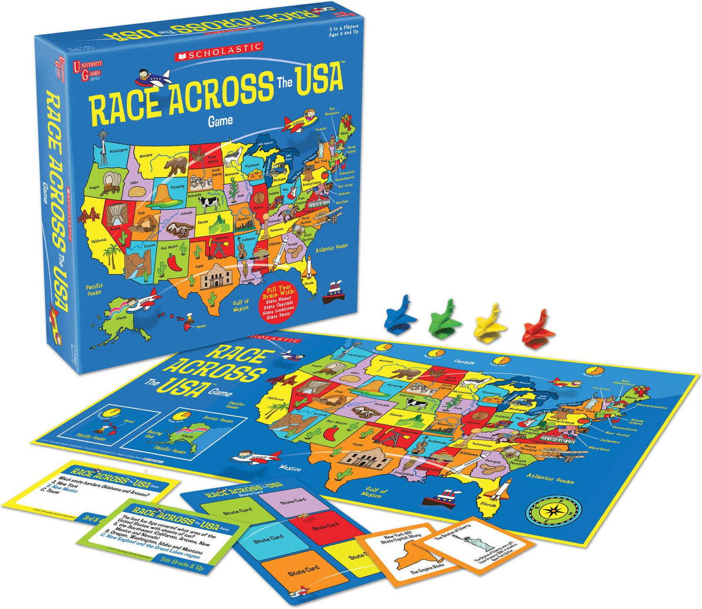 Scholastic Race Across the USA Game