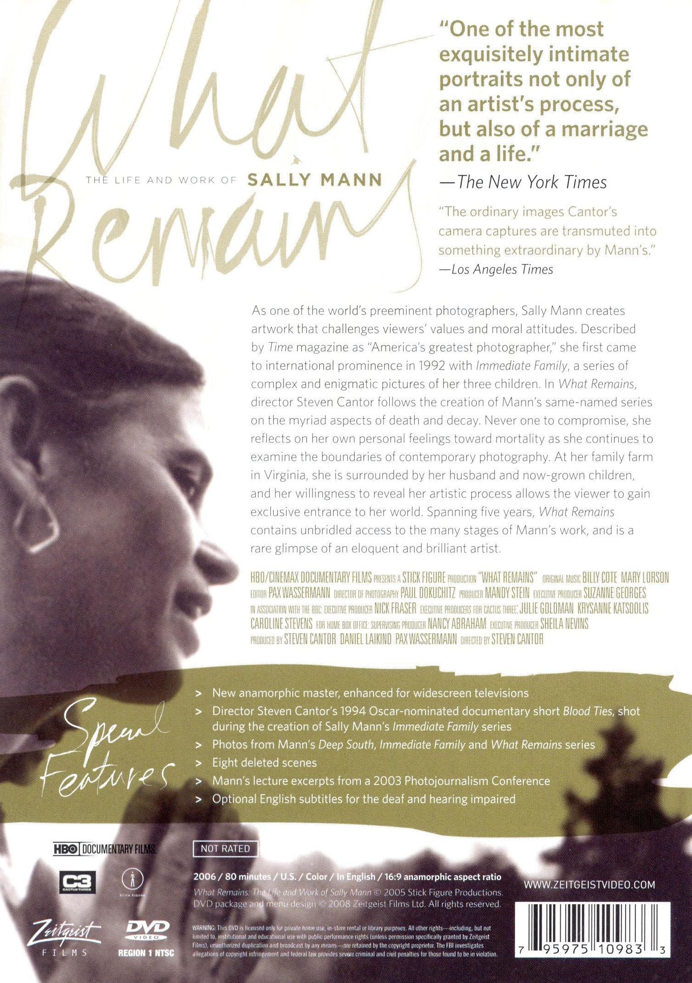 What Remains: The Life and Work of Sally Mann