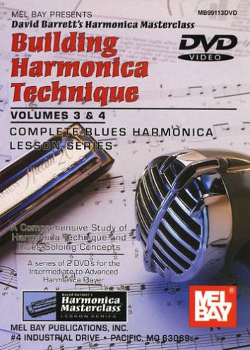 David Barrett's Harmonica Masterclass: Building Harmonica Technique, Vols. 3 & 4 [2 Discs]