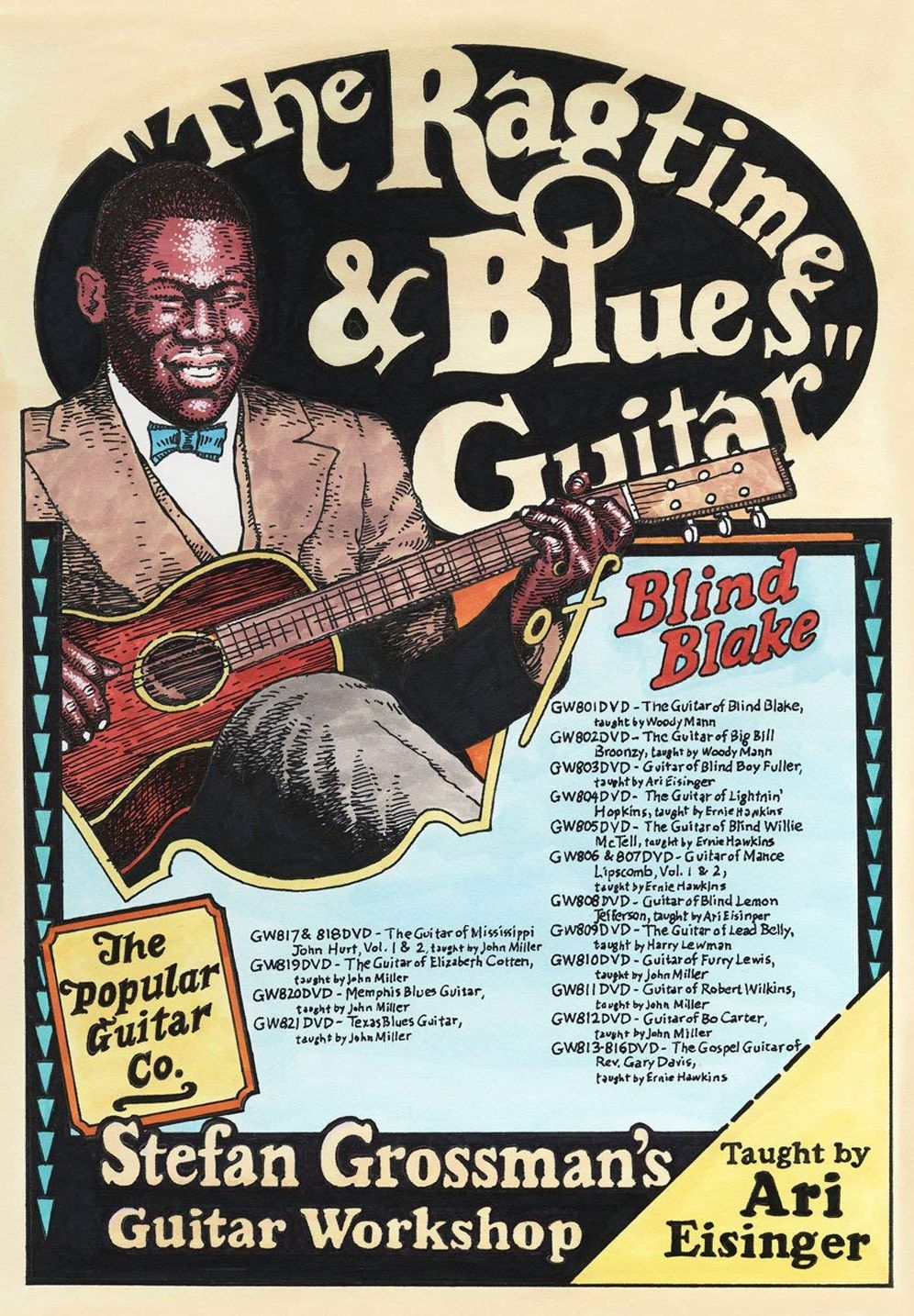 Ari Eisinger: The Ragtime & Blues Guitar of Blind Blake [2 Discs]