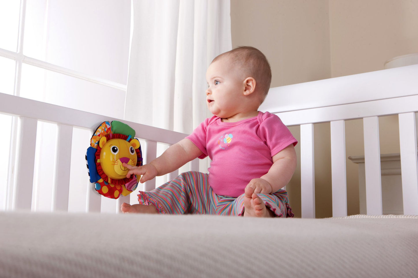 Lamaze Logan the Lion Crib Soother