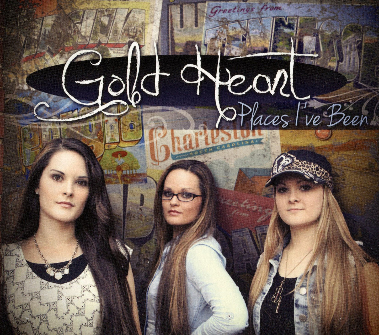 Places I've Been (Gold Heart)