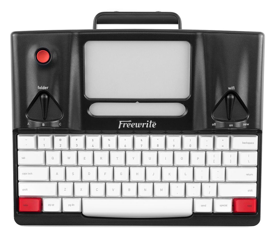 Freewrite Distraction-Free Writing Tool, Smart Typewriter, E Ink Display w/Frontlight, Cherry MX Mechanical Keyboard, Cloud Connected w/Wi-Fi (US Edition, ANSI) ?