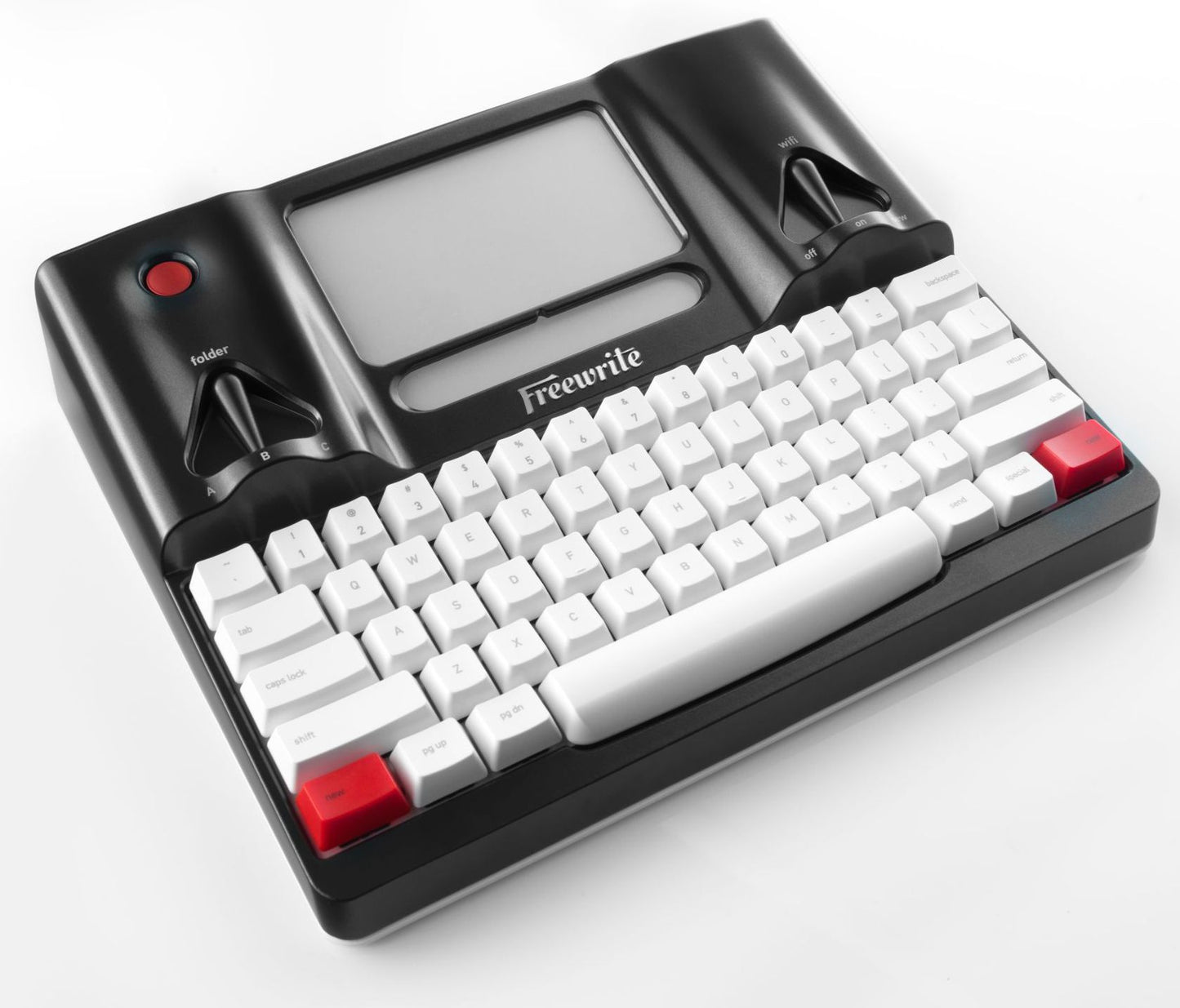Freewrite Distraction-Free Writing Tool, Smart Typewriter, E Ink Display w/Frontlight, Cherry MX Mechanical Keyboard, Cloud Connected w/Wi-Fi (US Edition, ANSI) ?