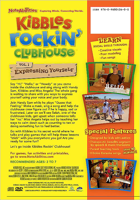 Kibbles Rockin' Clubhouse, Vol. 1: Expressing Yourself [CD/DVD]