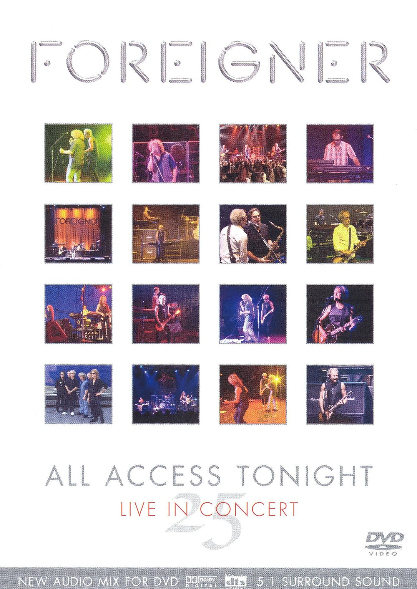 Foreigner: 25 All Access Tonight
