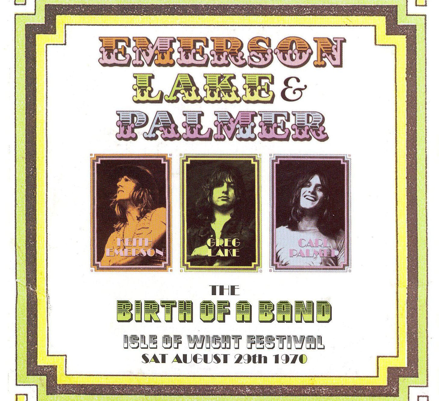Birth Of A Band (Emerson Lake & Palmer)