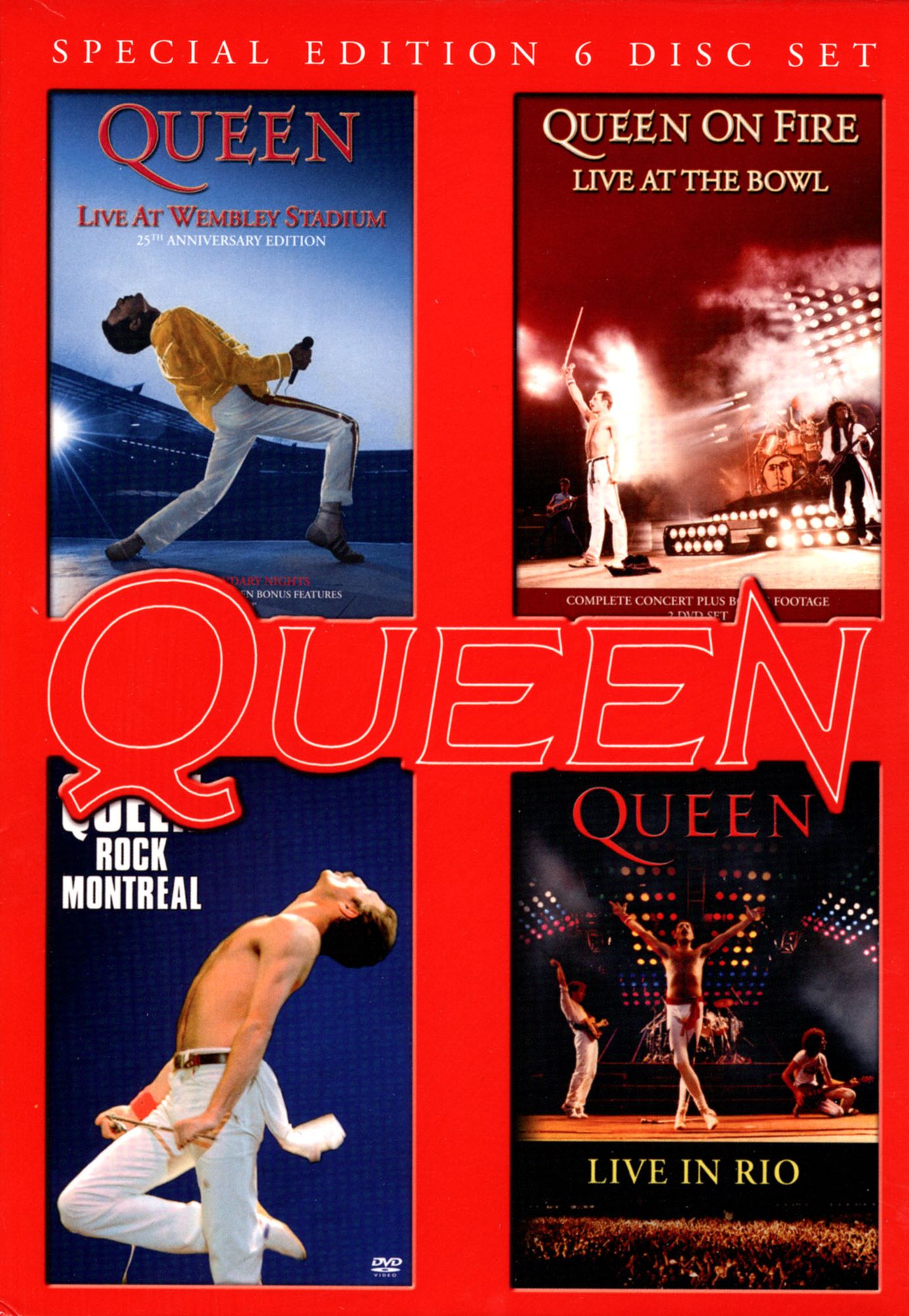 Live At Wembly / Rock Montreal / Live In Rio / On