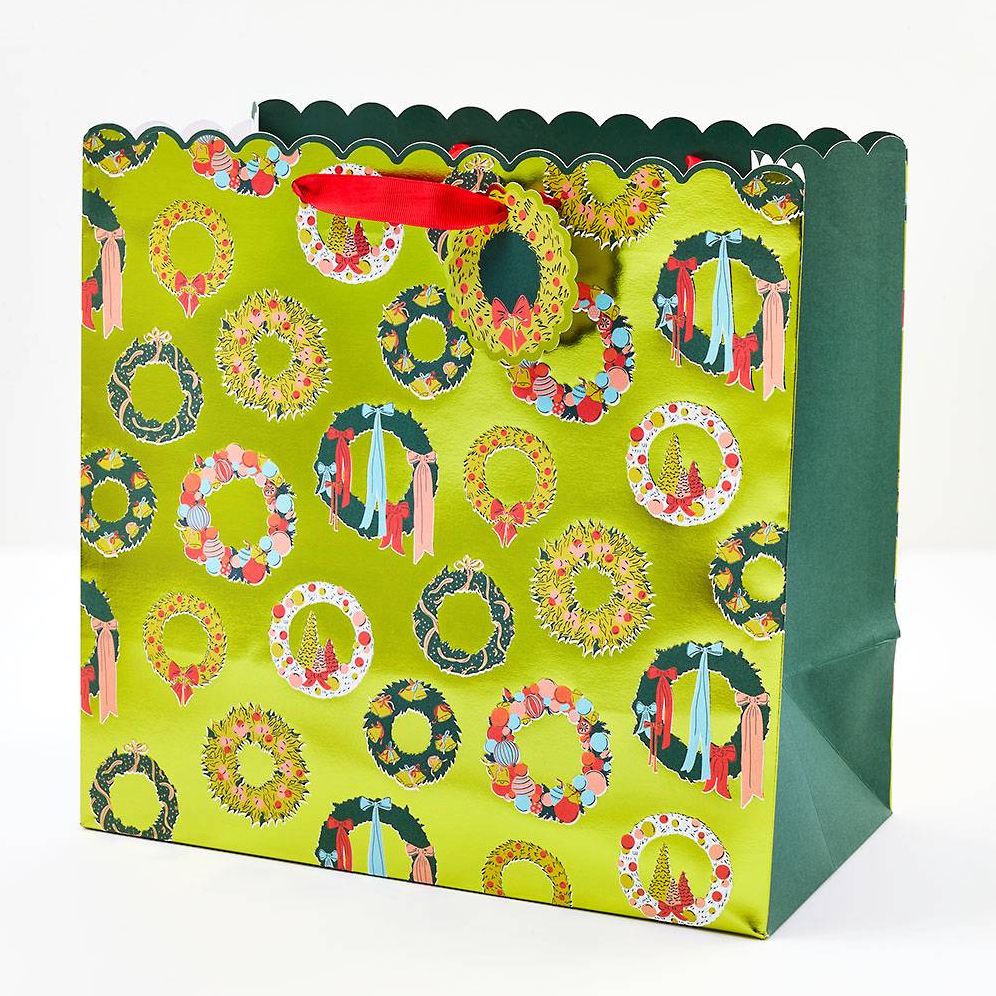 LRG Colorful Wreaths Gift Bag