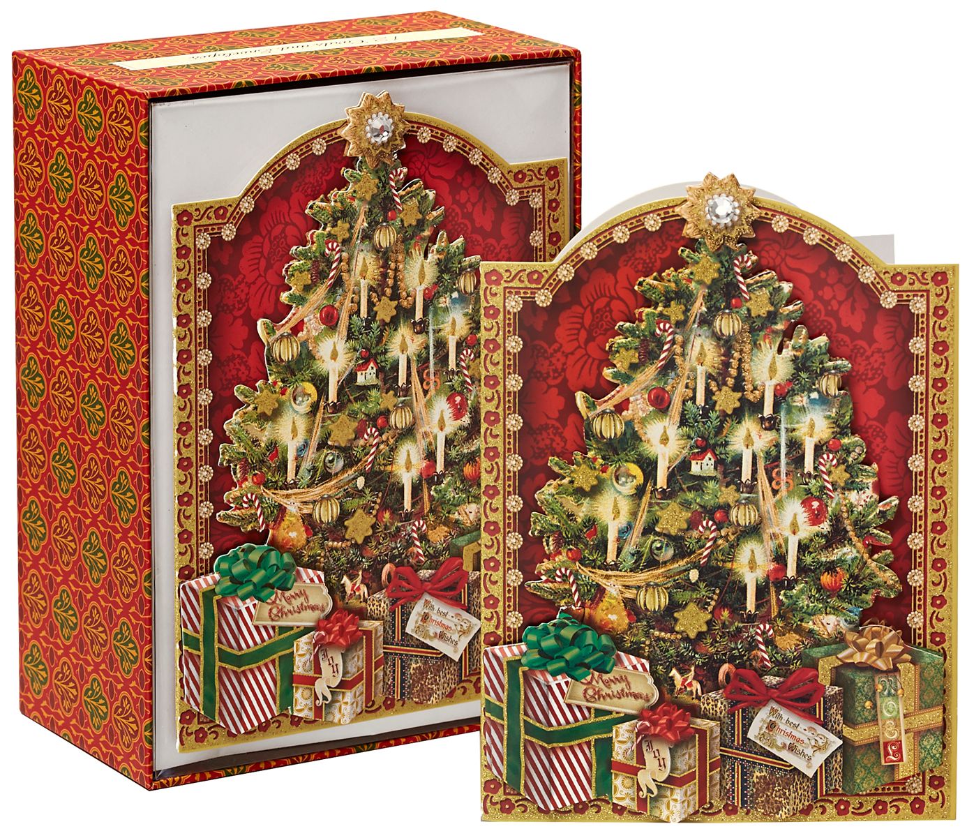 Tree with Presents Christmas Boxed Card