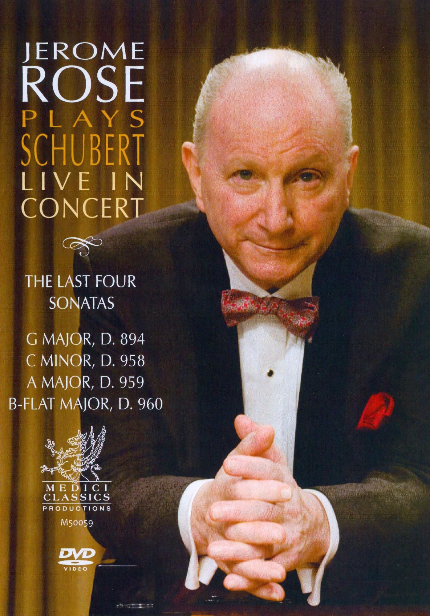 Jerome Rose Plays Schubert: Live in Concert