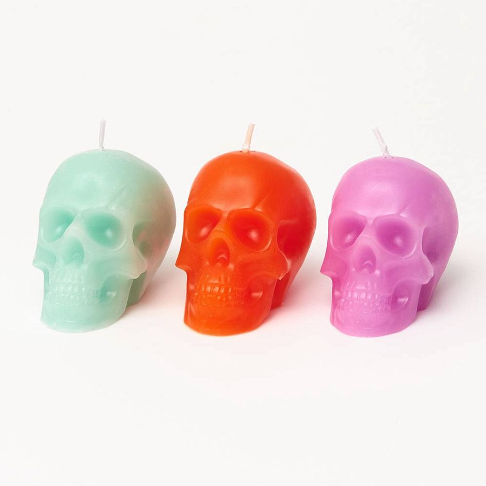 Skull Candles, Set of 3