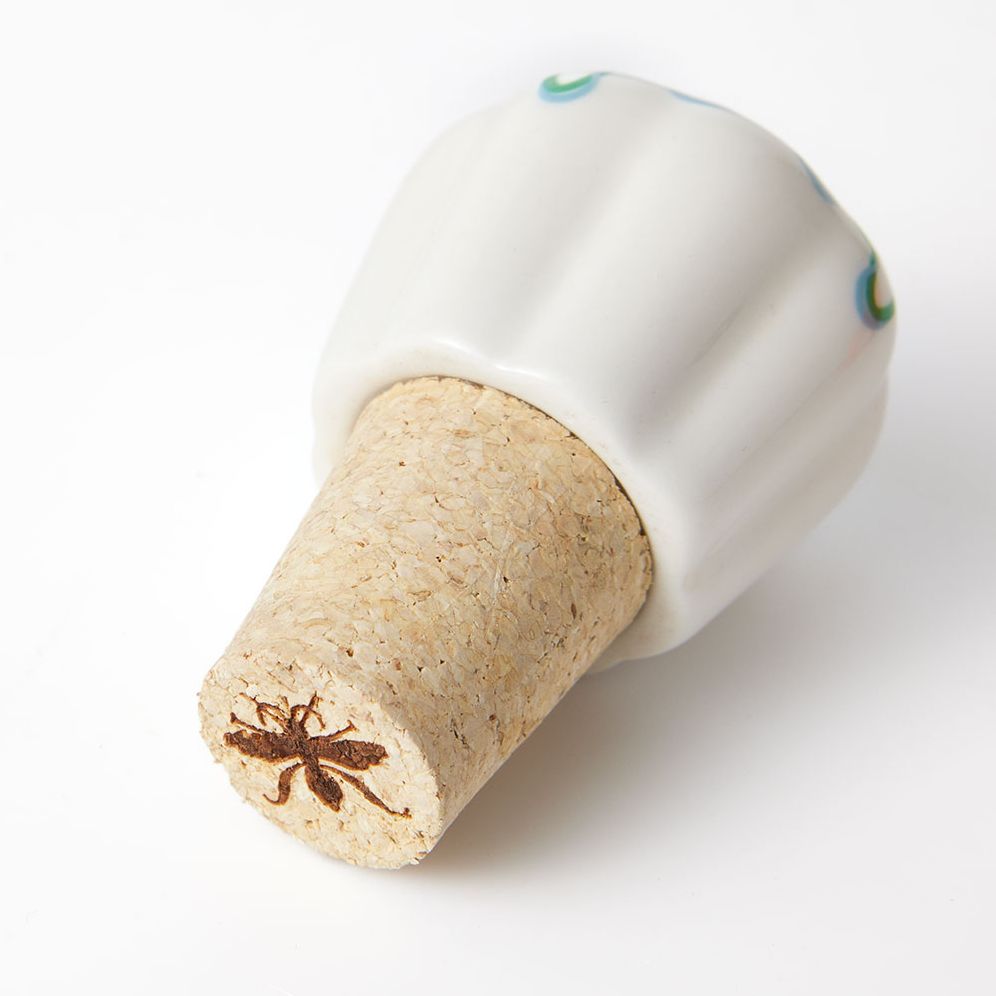 Porcelain Floral Bottle Stopper Exclusive