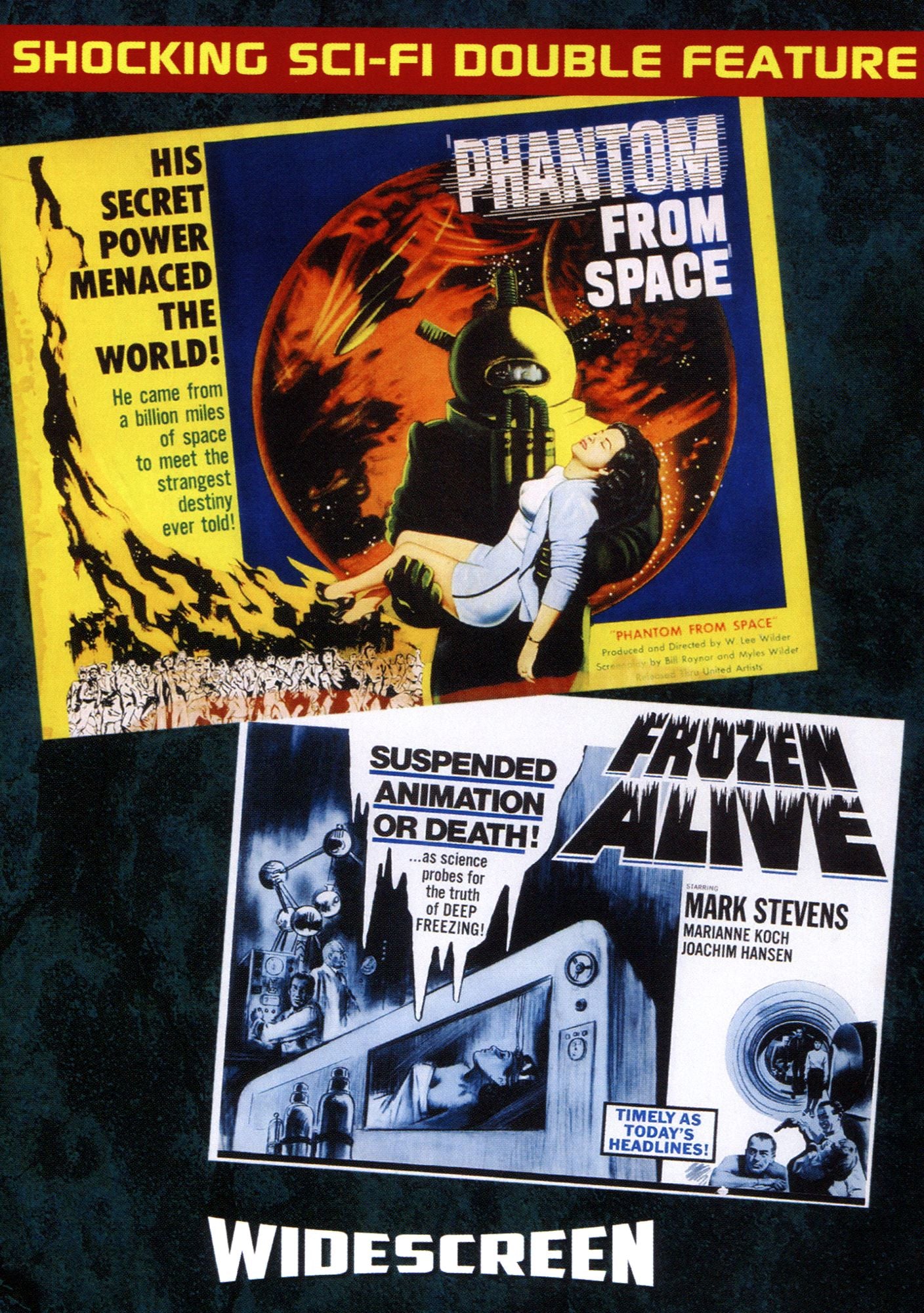 Phantom From Space / Frozen Alive Double Feature