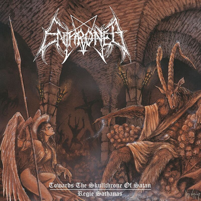 Towards the Skullthrone of Satan [Splatter Vinyl]