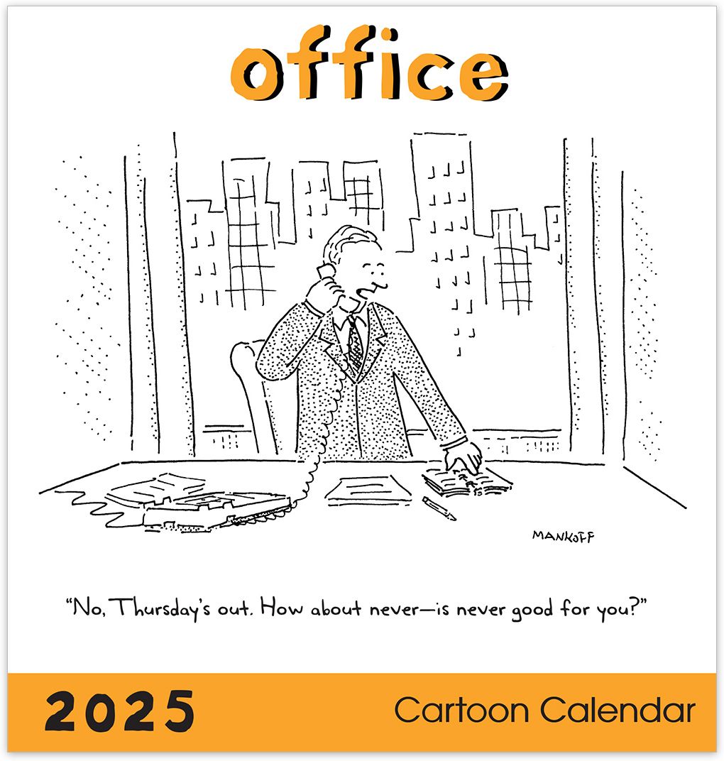 2025 Office Cartoons 12" x 12" Wall Calendar