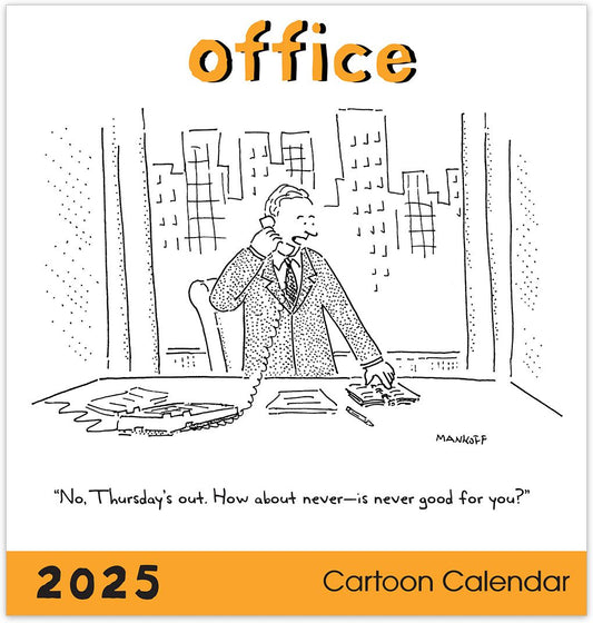 2025 Office Cartoons 12" x 12" Wall Calendar