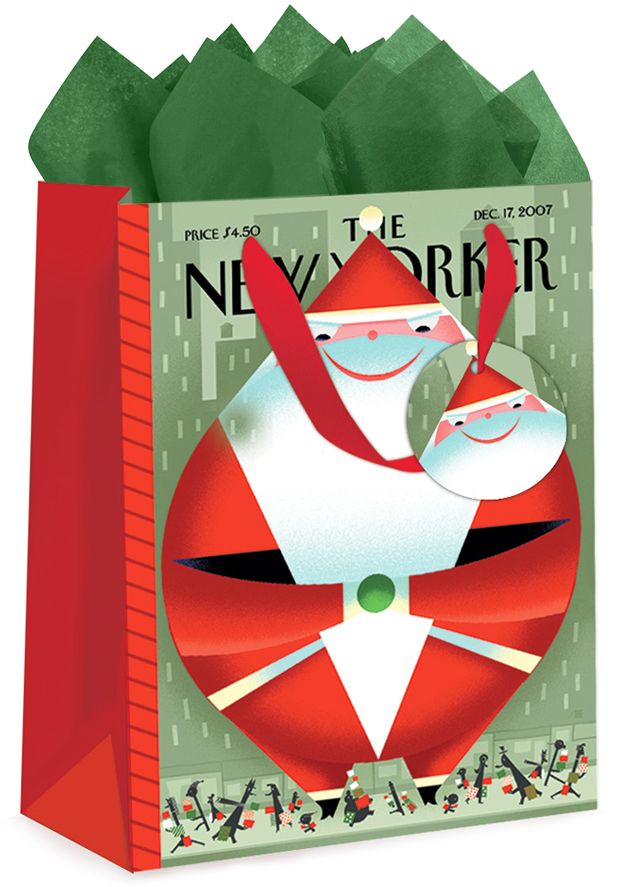 MED New Yorker Santa Gift Bag
