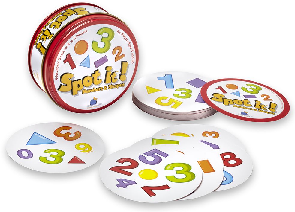 Spot It! Numbers & Shapes
