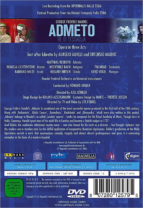 Admeto [2 Discs]