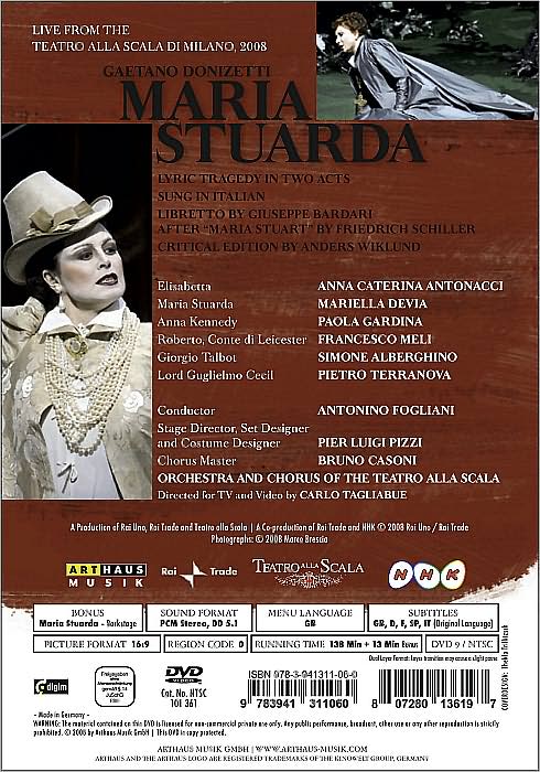 Donizetti: Maria Stuarda - Orchestra & Chorus of the Teatro Alla Scalla