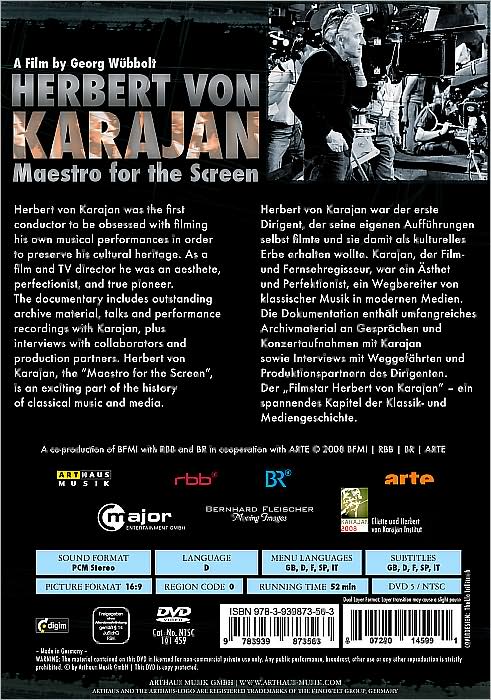 Herbert Von Karajan: Maestro for the Screen