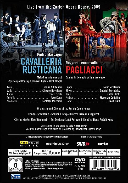 Cavalleria Rusticana/Pagliacci