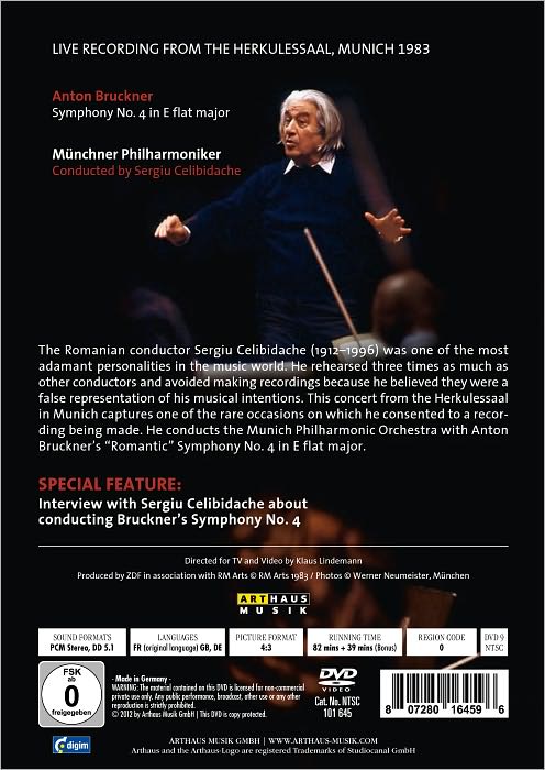 Sergiu Celibidache: Anton Bruckner - Symphony No. 4