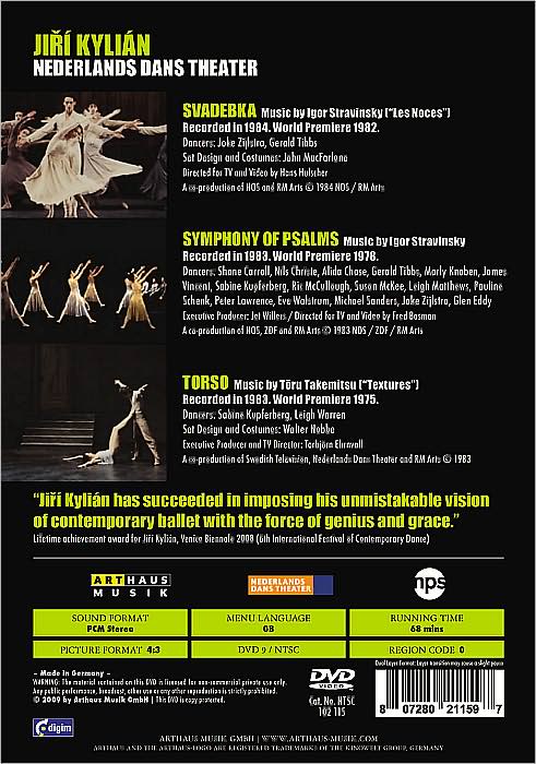 Jiri Kylian: Nederlands dans Theater