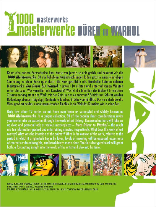 1000 Masterworks: Durer to Warhol [10 Discs]