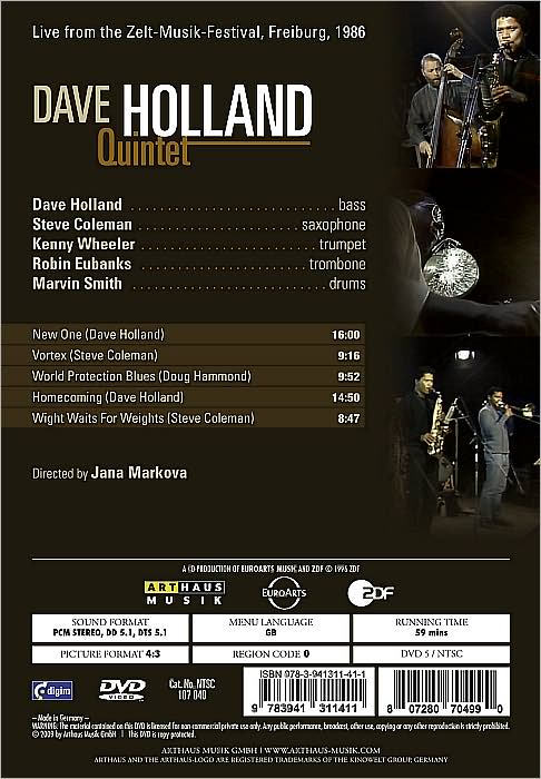 Dave Holland Quintet: Live from Zelt-Musik-Festival, Freiburg 1986