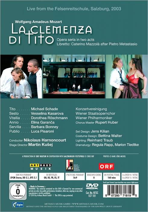 La Clemenza di Tito [2 Discs]