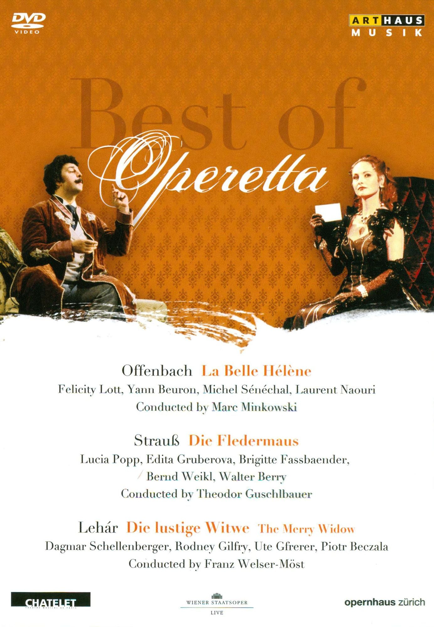 Best of Operetta: Le Belle Helene/Die Fledermaus/Die Lustige Witwe [3 Discs]