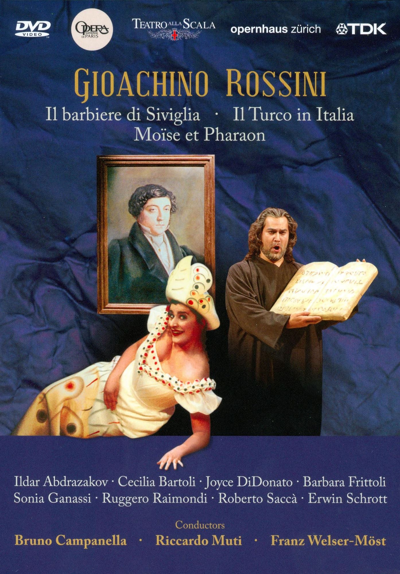 Il Barbiere di Siviglia/Il Turco in Italia/Moise et Pharaon [4 Discs]