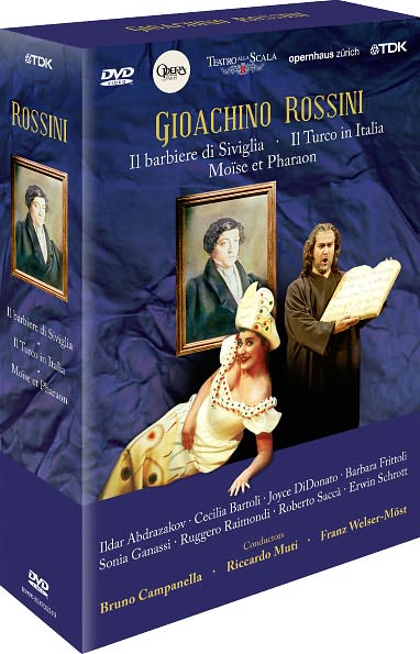 Il Barbiere di Siviglia/Il Turco in Italia/Moise et Pharaon [4 Discs]