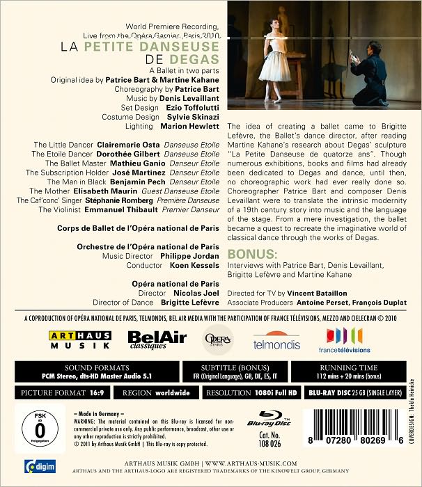 La Petite Danseuse de Degas [Blu-ray]