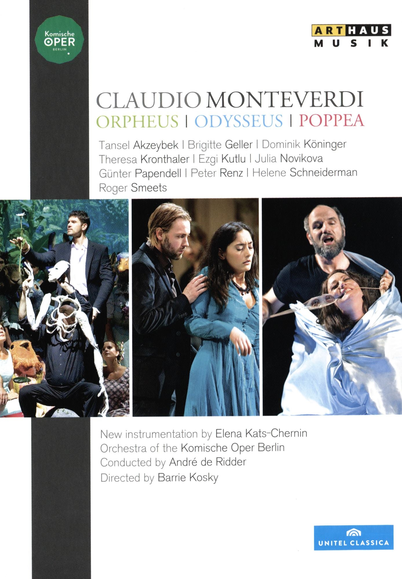 Orpheus/Odysseus/Poppea (Komische Oper Berlin) [5 Discs]