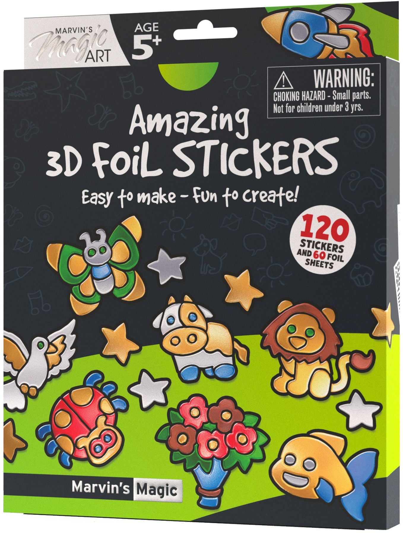 Marvin's Magic Rainbow Foil Stickers
