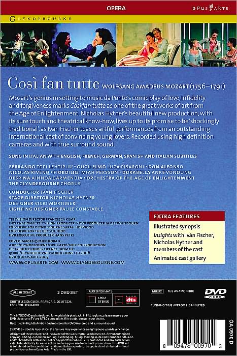 Cosi fan Tutte [2 Discs]