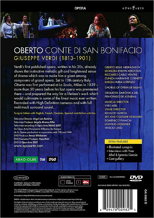 Verdi: Oberto, conte di San Bonifaco