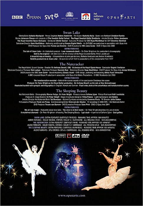 The Tchaikovsky: Swan Lake/The Nutcracker/Sleeping Beauty [4 Discs]